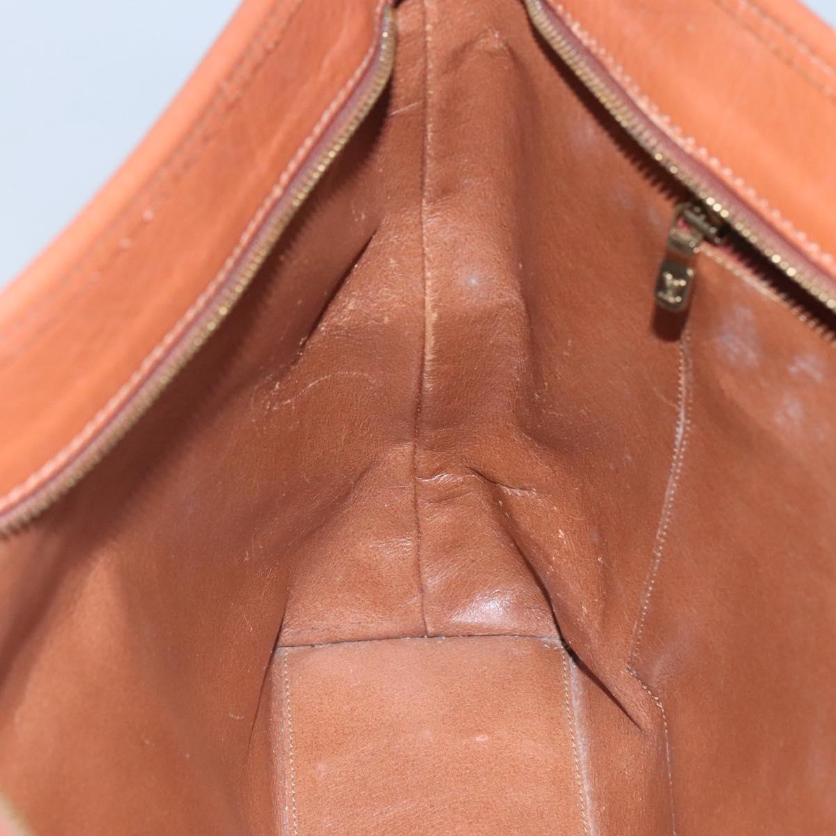 LOUIS VUITTON Monogram Sac Weekend PM Hand Bag M42425 LV Auth BD1457