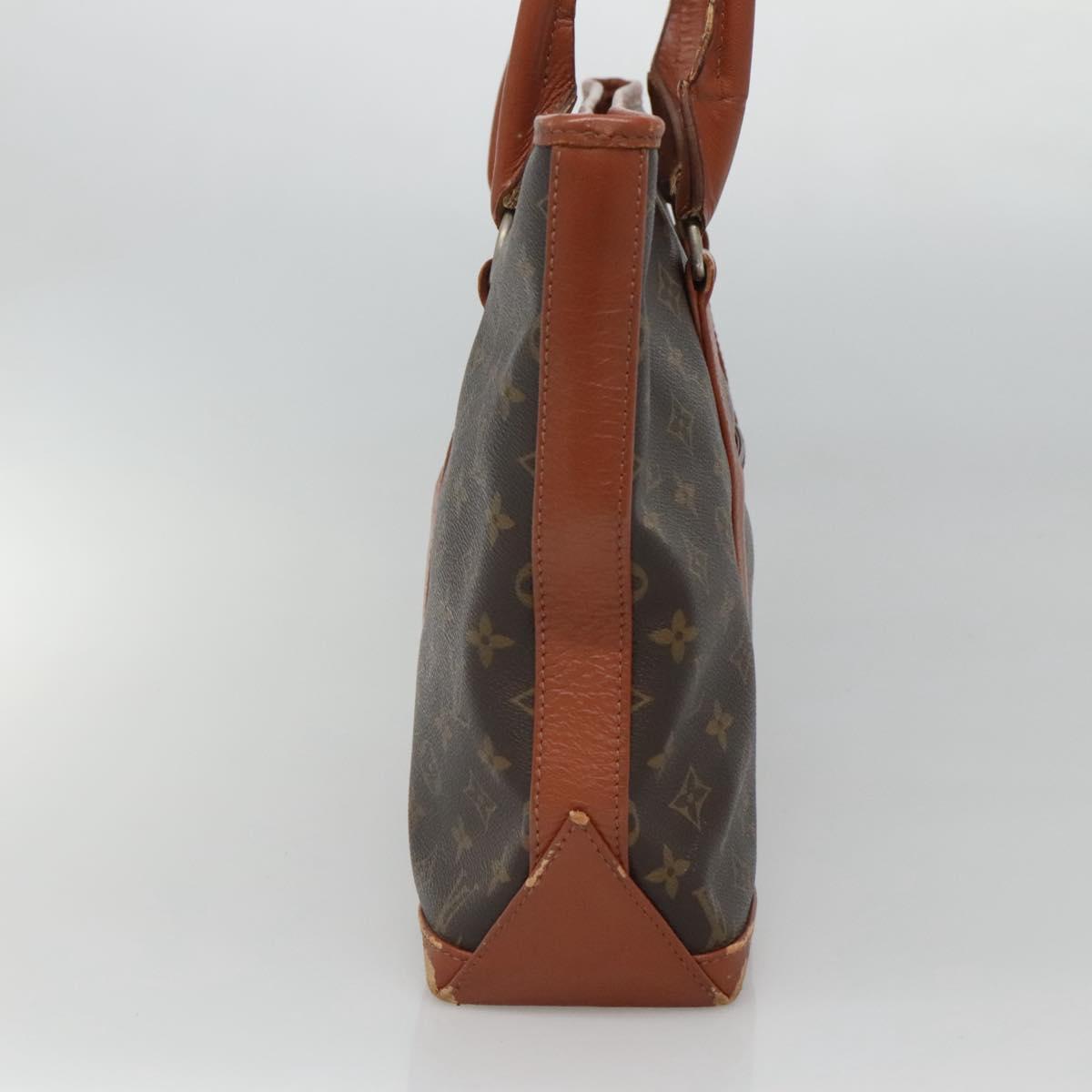 LOUIS VUITTON Monogram Sac Weekend PM Hand Bag M42425 LV Auth BD1457