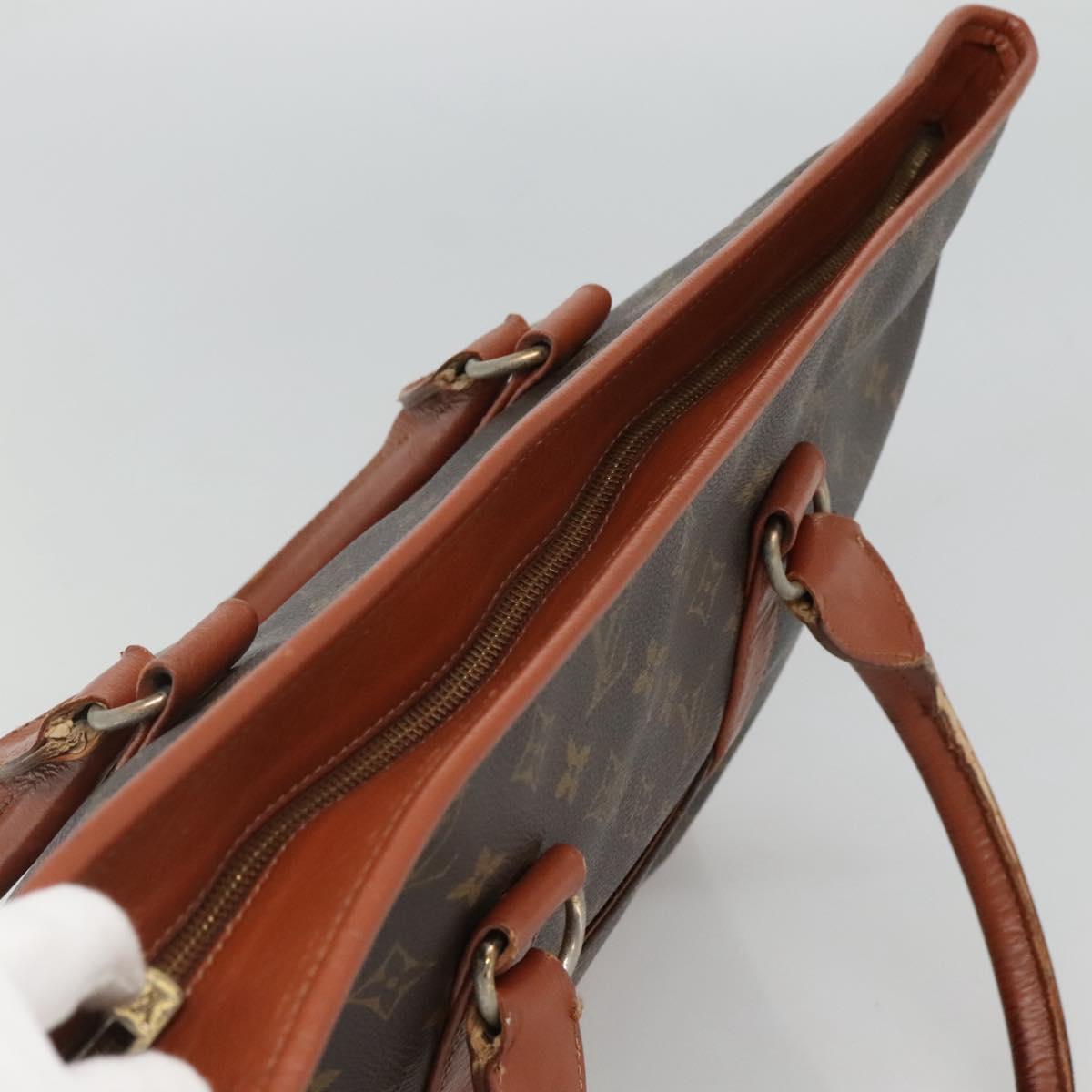 LOUIS VUITTON Monogram Sac Weekend PM Hand Bag M42425 LV Auth BD1457