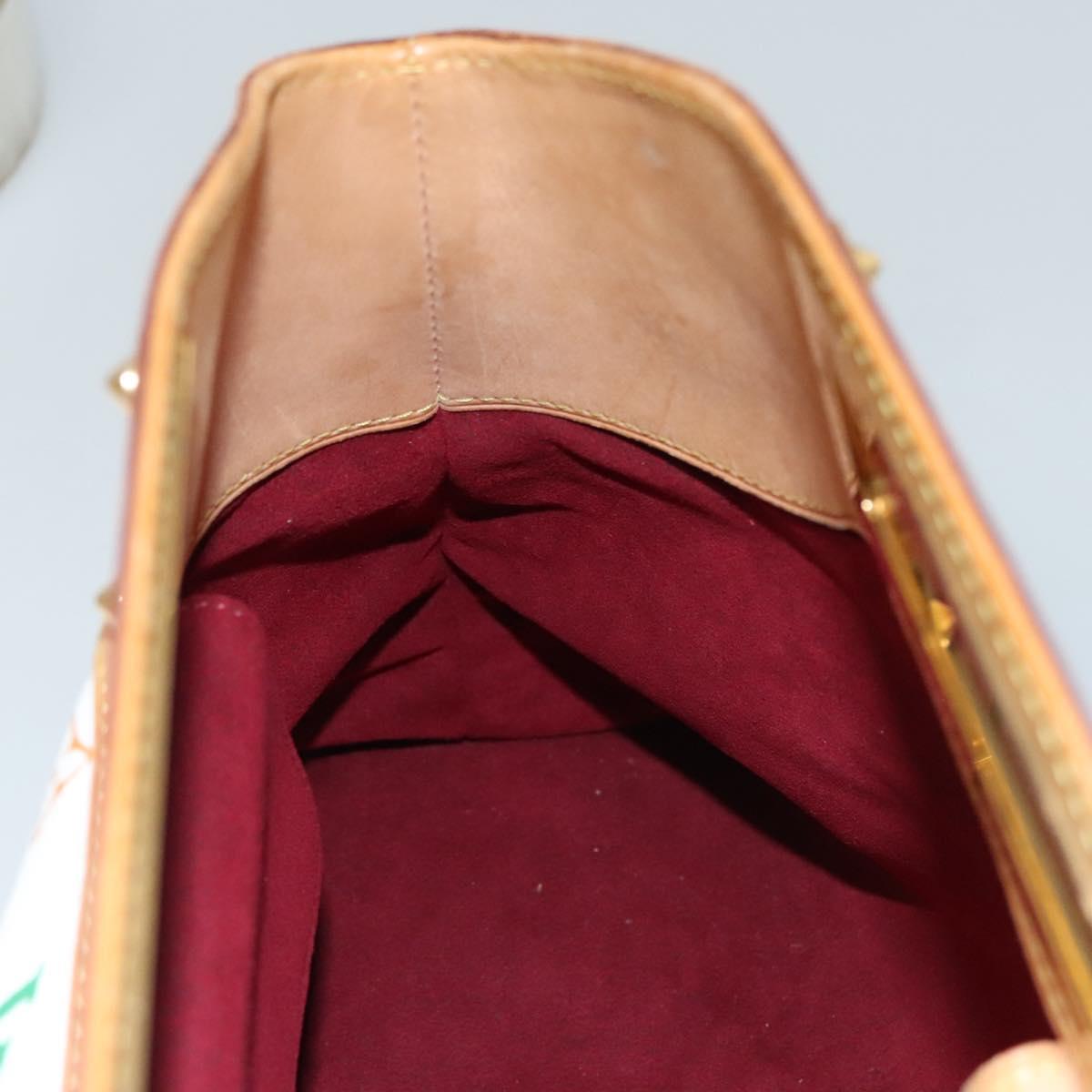 LOUIS VUITTON Monogram Multicolor Judy GM Shoulder Bag White M40253 Auth BD1463V