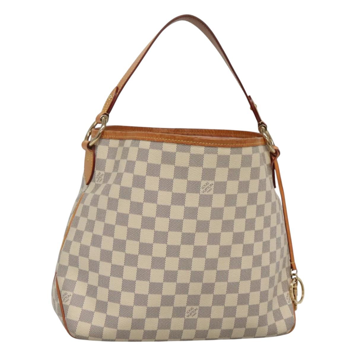 LOUIS VUITTON Damier Azur Delightful PM Shoulder Bag N41447 LV Auth BD1464