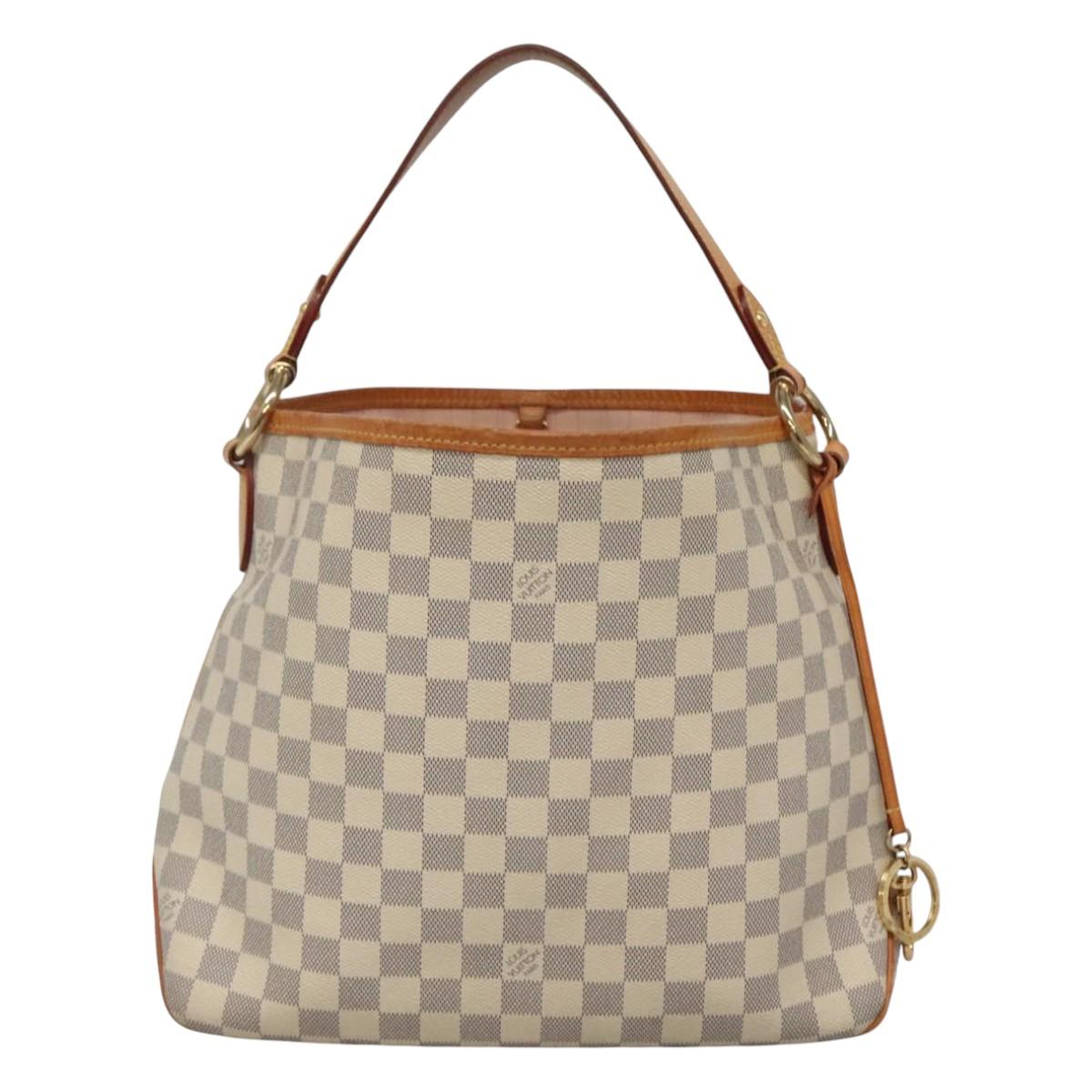 LOUIS VUITTON Damier Azur Delightful PM Shoulder Bag N41447 LV Auth BD1464