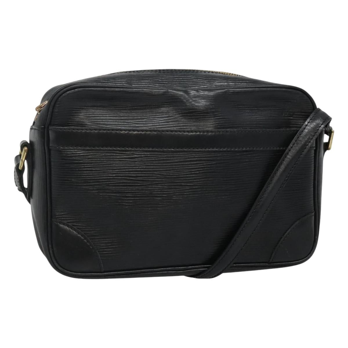 LOUIS VUITTON Epi Trocadero 23 Shoulder Bag Black M52302 LV Auth BD1471