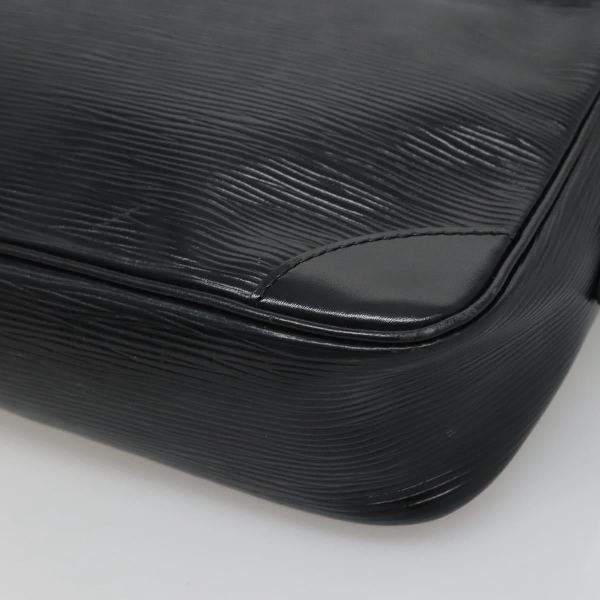 LOUIS VUITTON Epi Trocadero 23 Shoulder Bag Black M52302 LV Auth BD1471