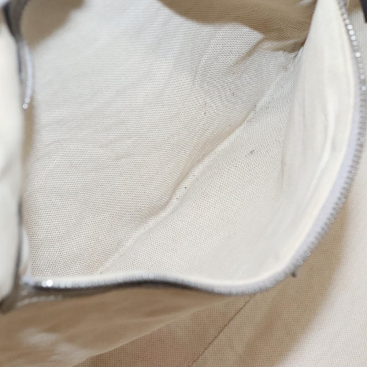 GUCCI GG implementation Tote Bag Silver 197953 Auth BD1491