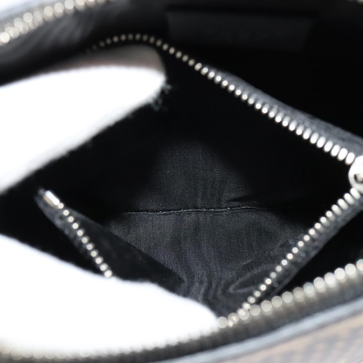 GUCCI SEGA Collaboration Shoulder Bag Leather Black 511189 Auth BD1503AV