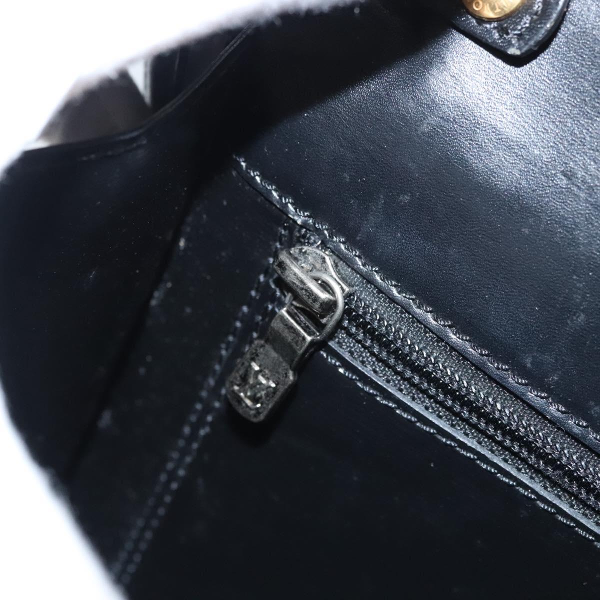LOUIS VUITTON Epi Pochette Arche Shoulder Bag Black Noir M52572 LV Auth BD1510