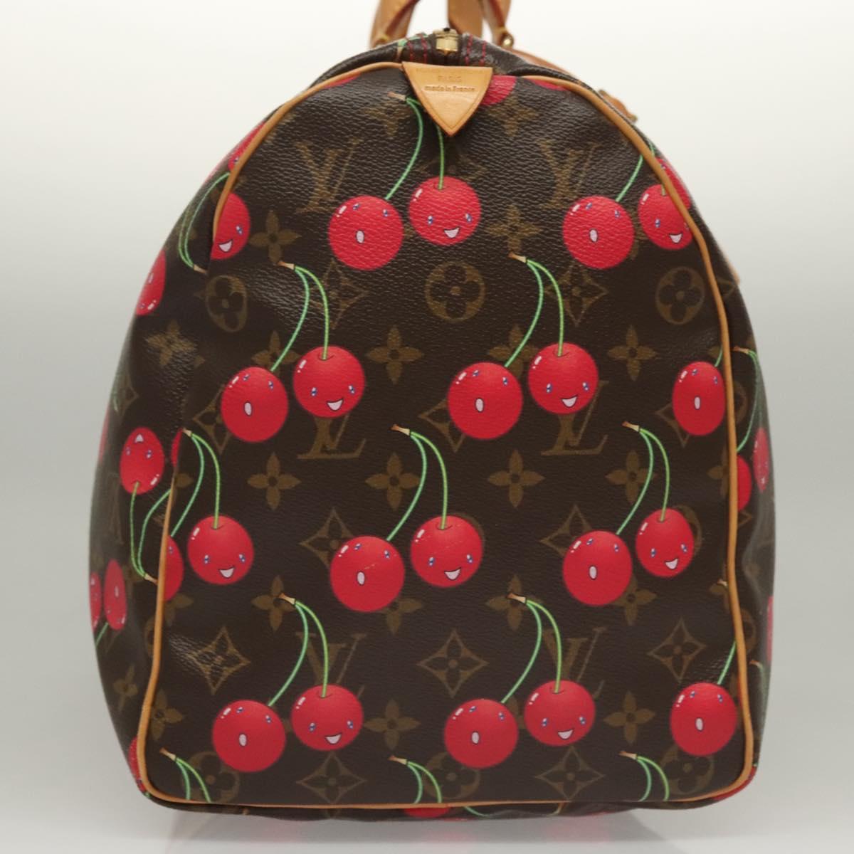 LOUIS VUITTON Monogram Cherry Keepall 45 Boston Bag M95011 LV Auth BD1558SAM