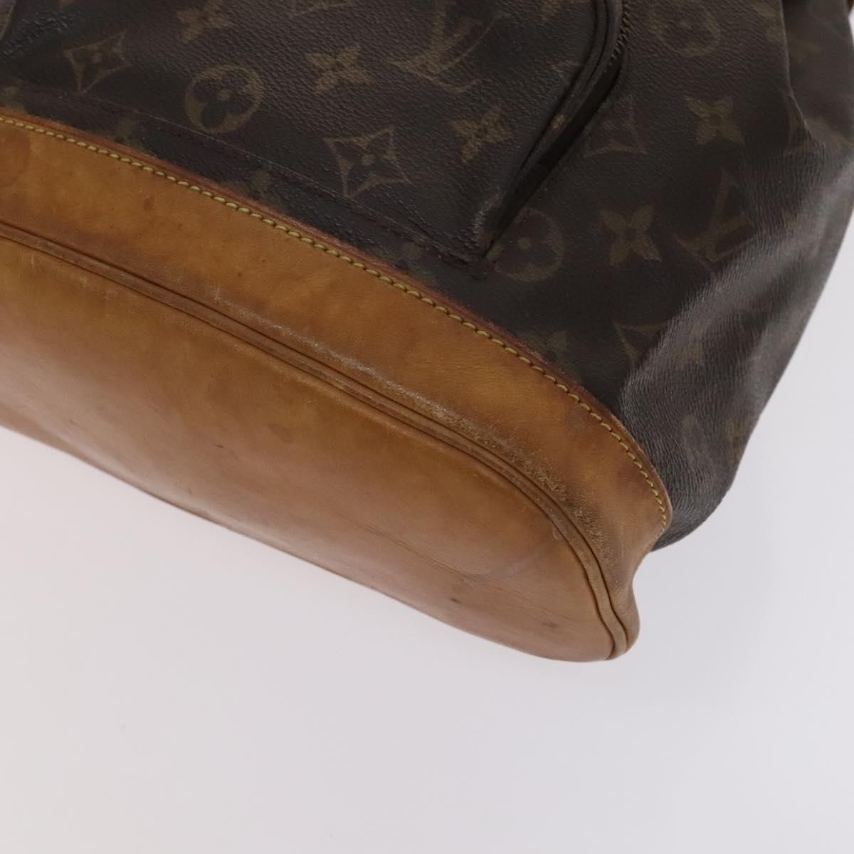 LOUIS VUITTON Monogram Montsouris MM Backpack M51136 LV Auth BD156