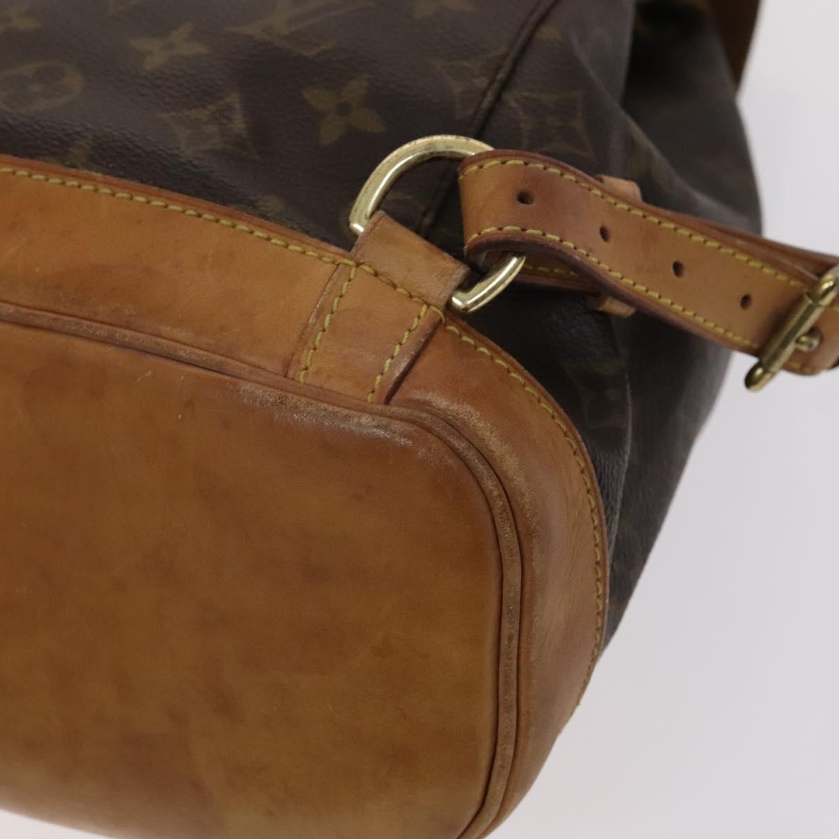LOUIS VUITTON Monogram Montsouris MM Backpack M51136 LV Auth BD156