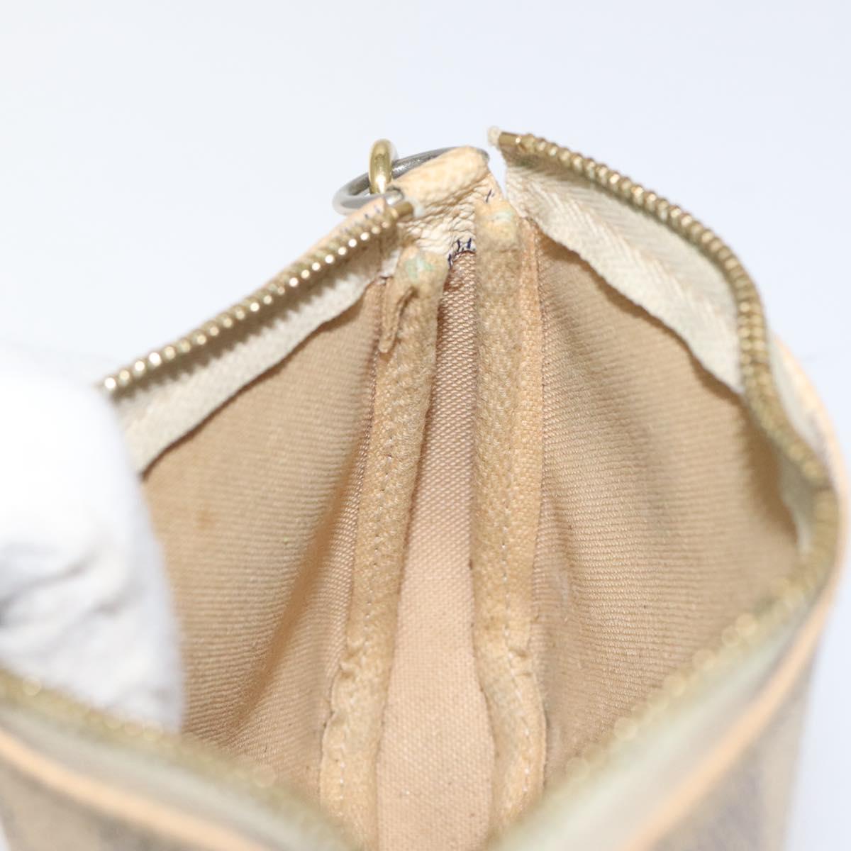 LOUIS VUITTON Damier Azur Mini Pochette Accessoires Pouch N63005 Auth BD1591