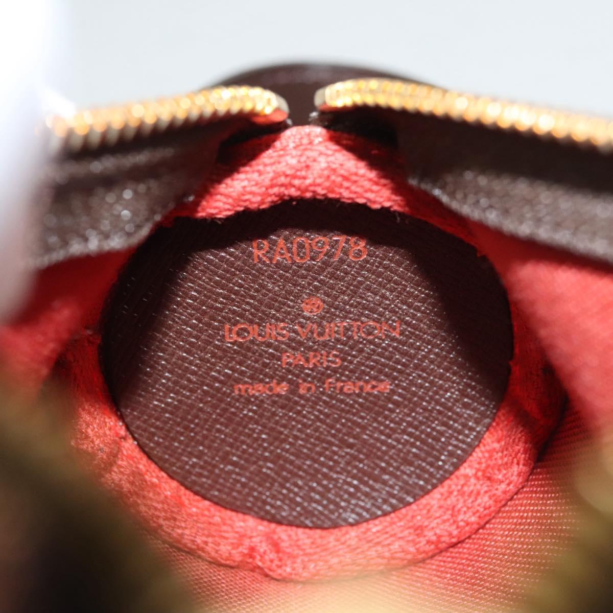 LOUIS VUITTON Damier Ebene GOLF CUP 1998 Golf Ball Case LV Auth BD1598M