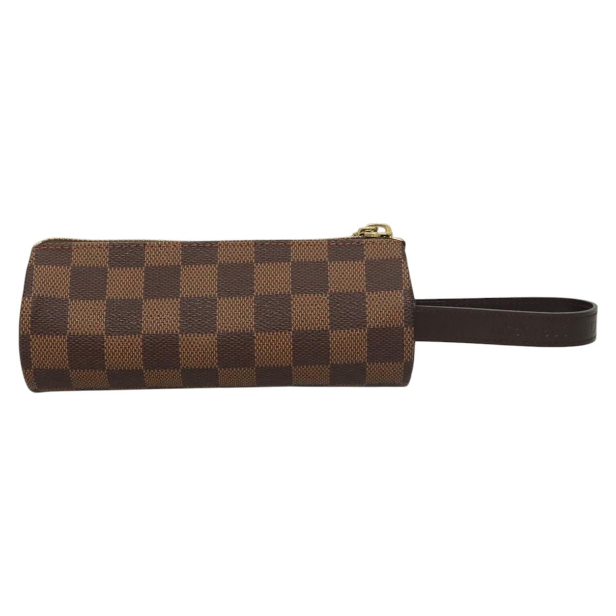 LOUIS VUITTON Damier Ebene GOLF CUP 1998 Golf Ball Case LV Auth BD1598M