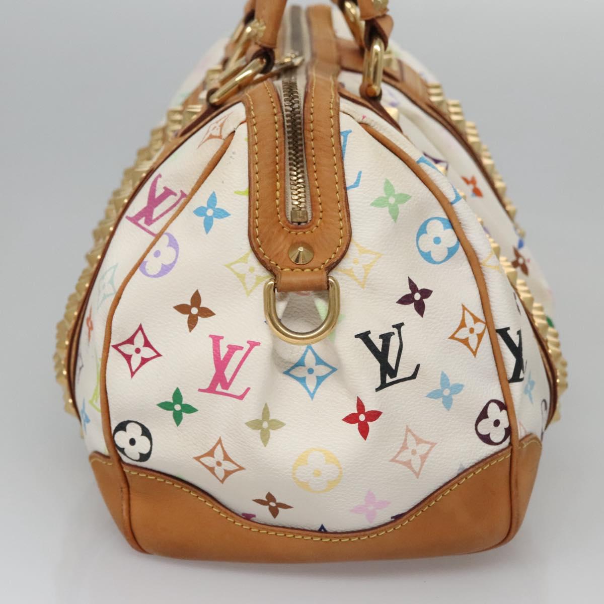 LOUIS VUITTON Monogram Multicolor Courtney MM Bag 2way White M45641 Auth BD162