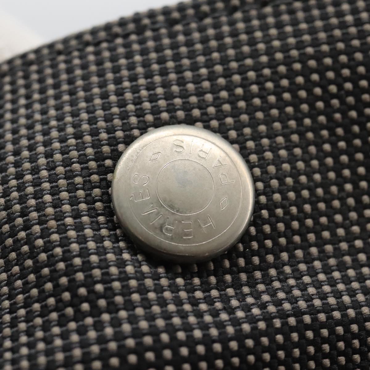 HERMES Herbag A Dos PM Backpack Canvas Gray Auth BD163