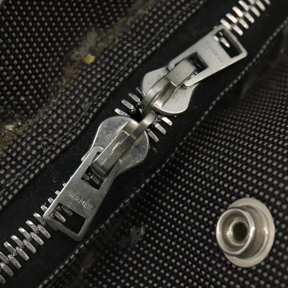 HERMES Herbag A Dos PM Backpack Canvas Gray Auth BD163