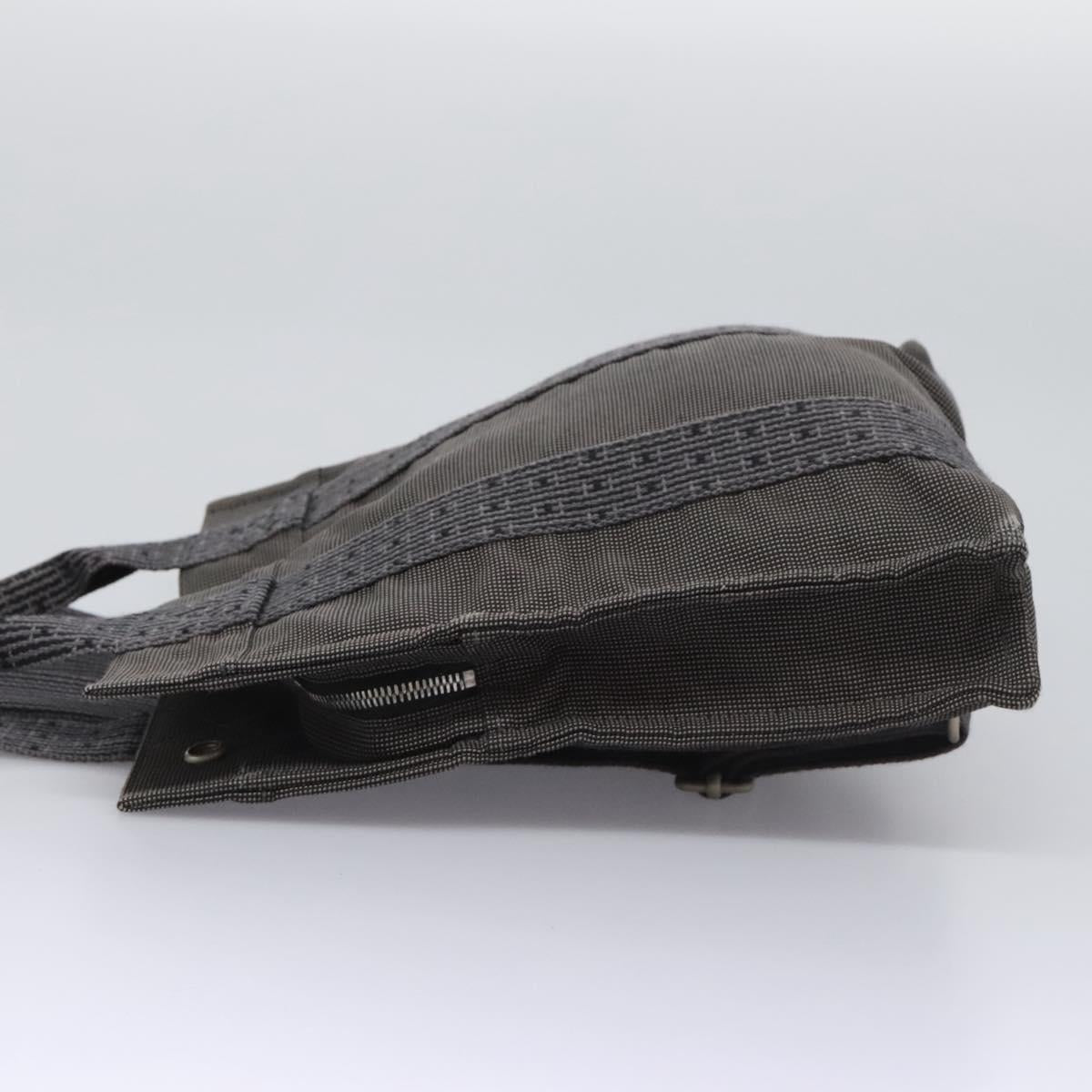 HERMES Herbag A Dos PM Backpack Canvas Gray Auth BD163