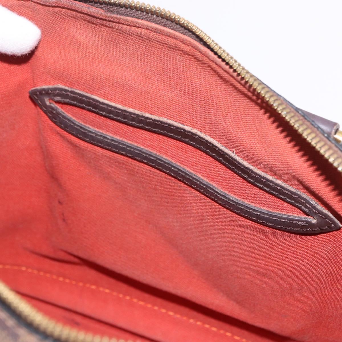 LOUIS VUITTON Damier Ebene Alma Hand Bag N51131 LV Auth BD1687