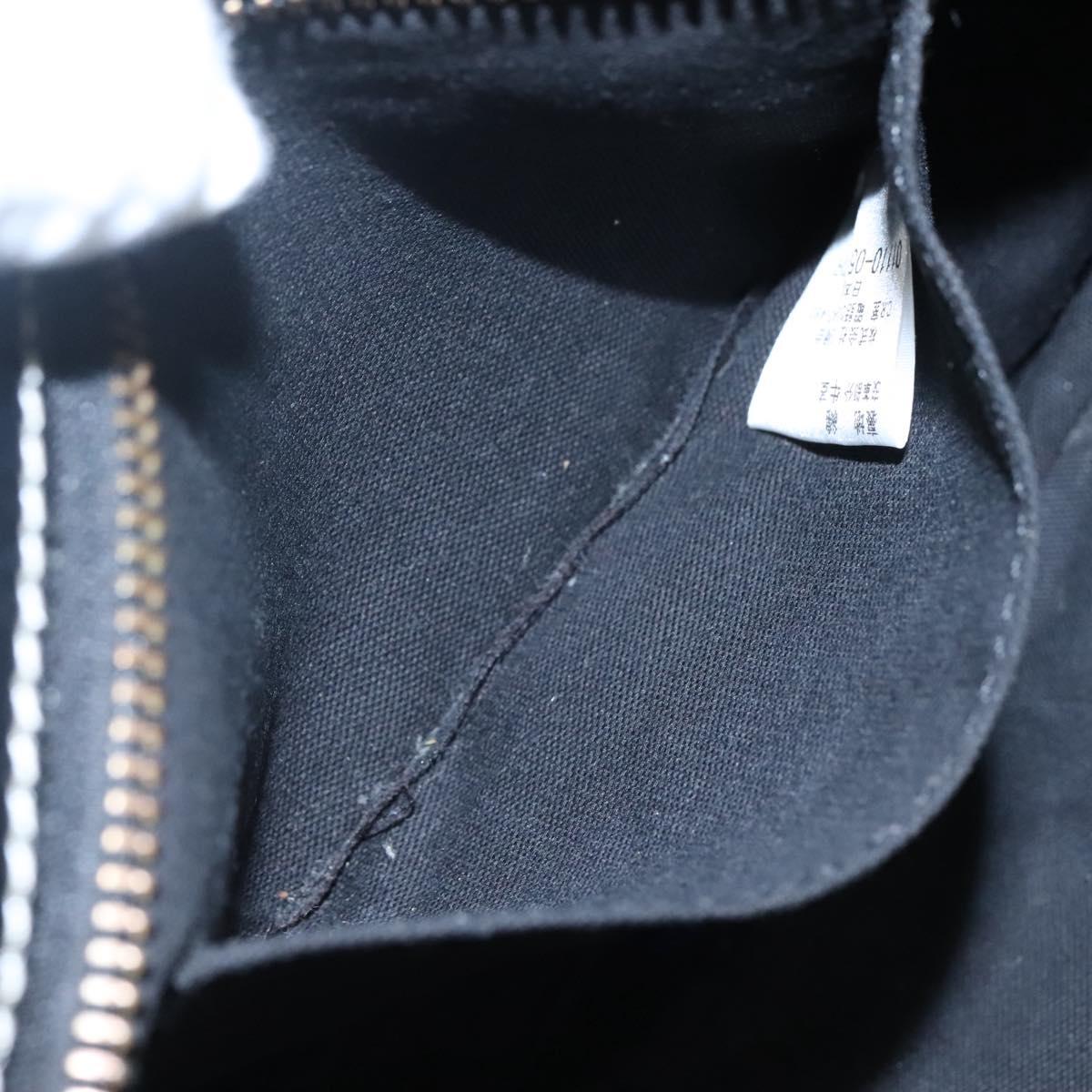 BURBERRY Nova Check Blue Label Shoulder Bag Canvas Black Auth BD170