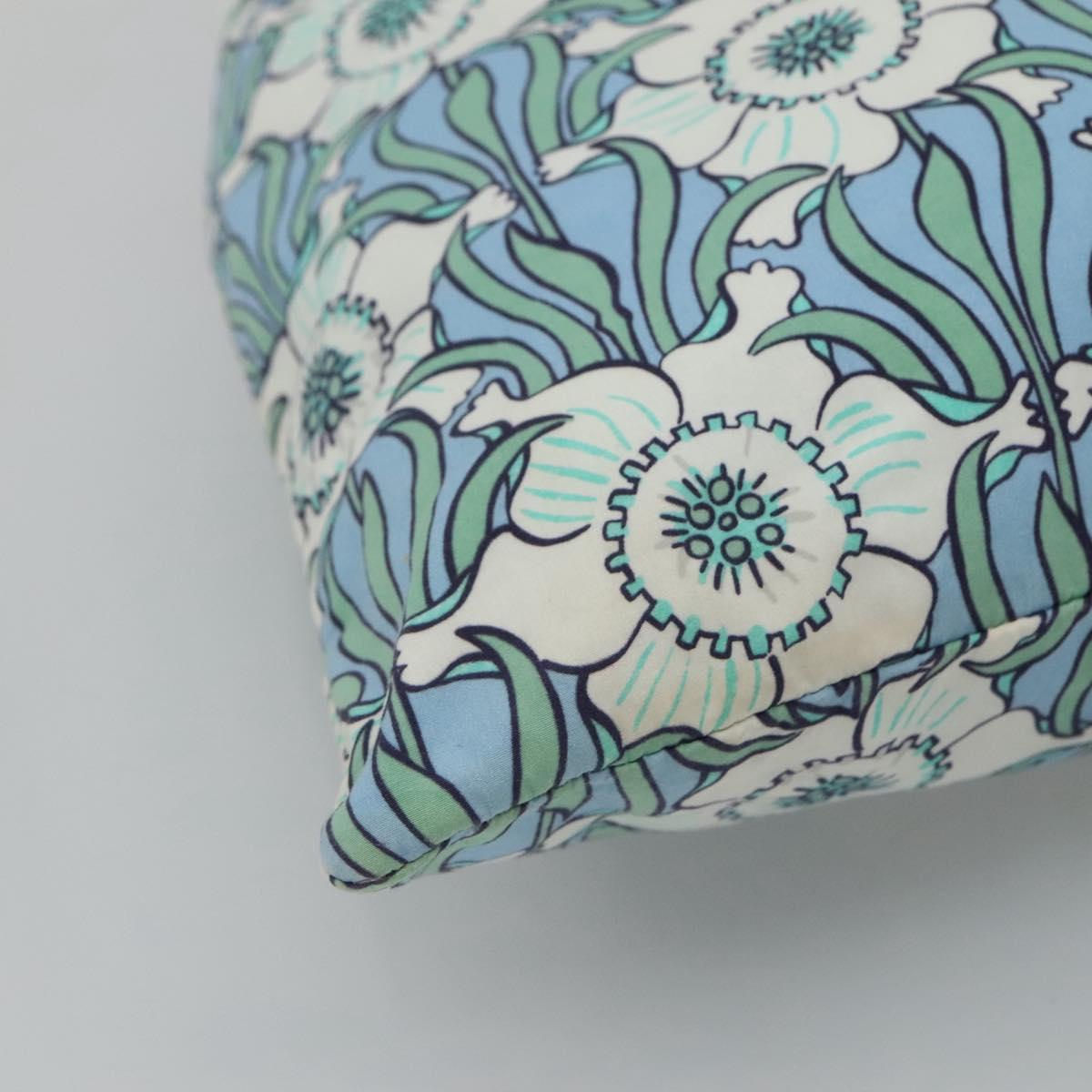 PRADA purse Pouch cotton Blue Auth BD1714