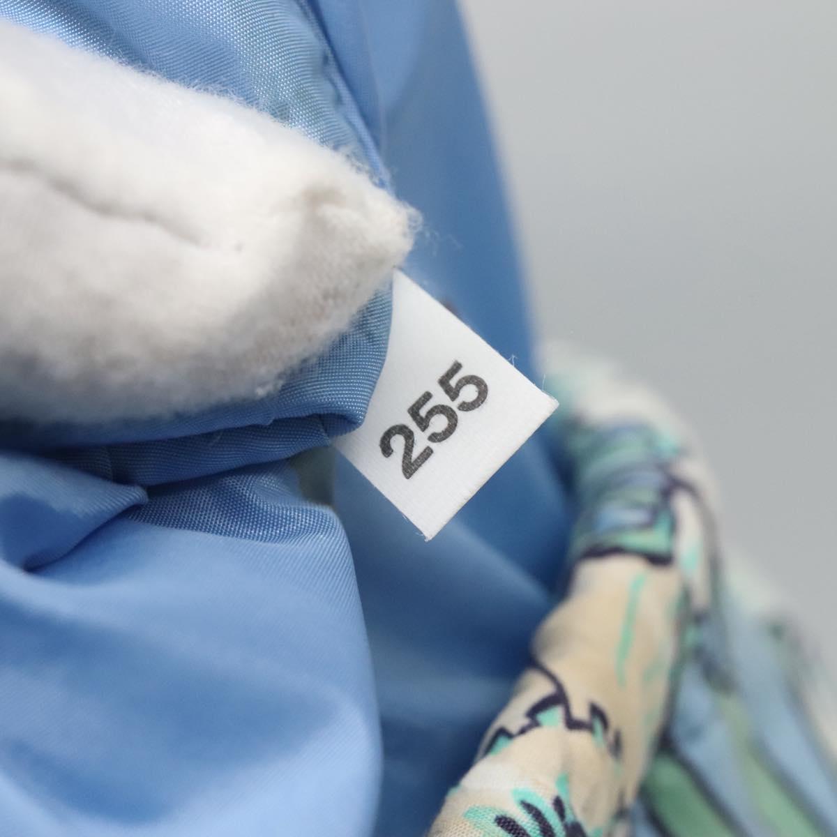 PRADA purse Pouch cotton Blue Auth BD1714