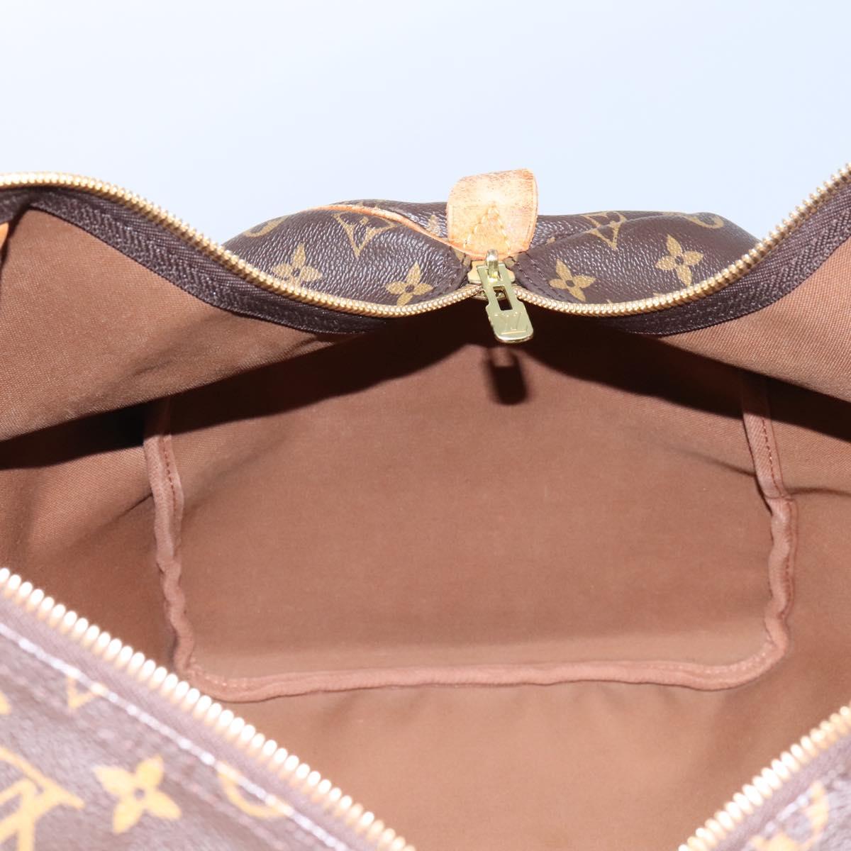 LOUIS VUITTON Monogram Keepall 55 Boston Bag M41424 LV Auth BD1755