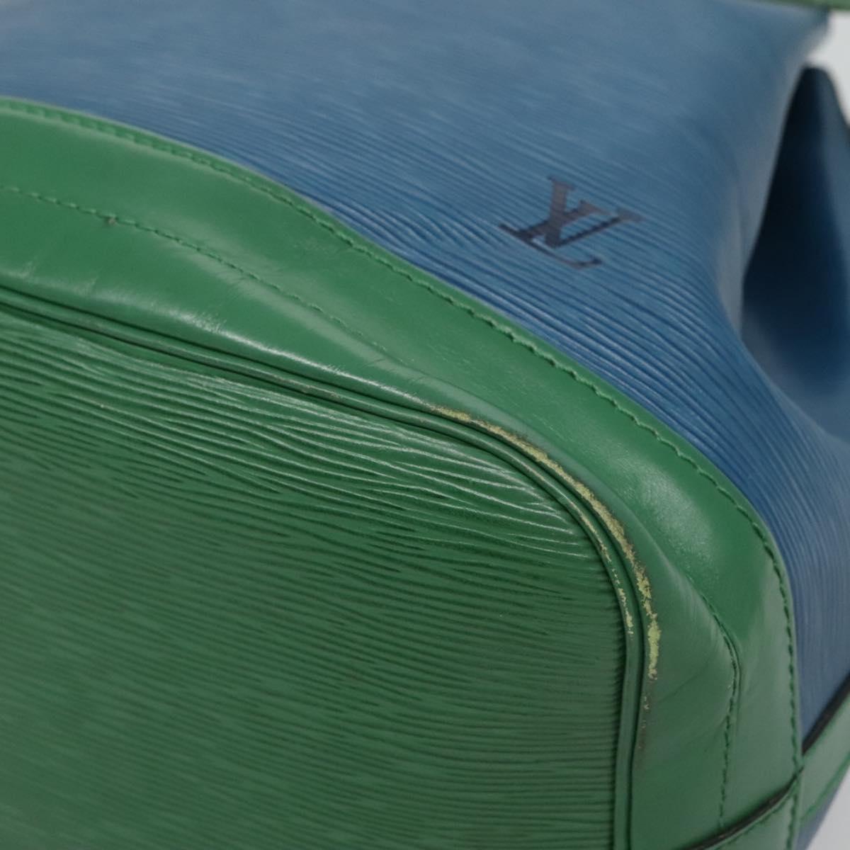 LOUIS VUITTON Epi Noe Shoulder Bag Bicolor Green Blue M44044 LV Auth BD1771