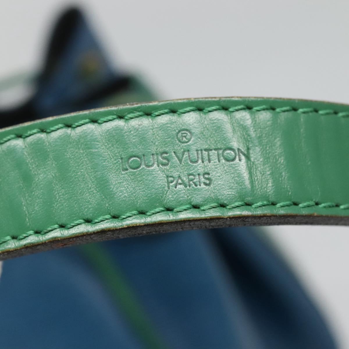 LOUIS VUITTON Epi Noe Shoulder Bag Bicolor Green Blue M44044 LV Auth BD1771