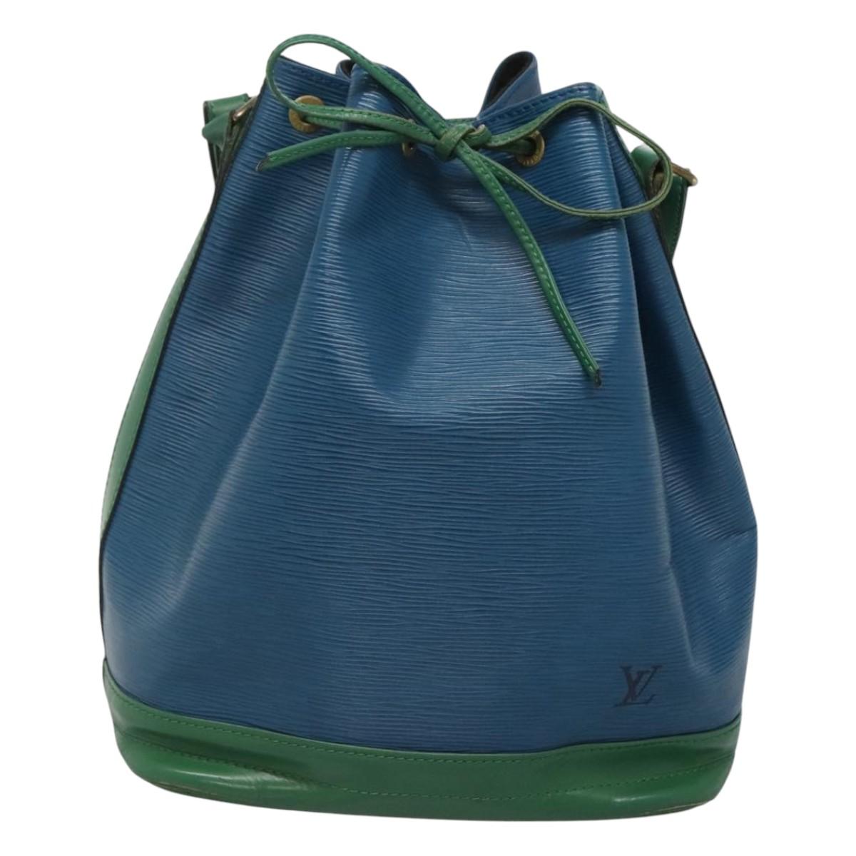 LOUIS VUITTON Epi Noe Shoulder Bag Bicolor Green Blue M44044 LV Auth BD1771
