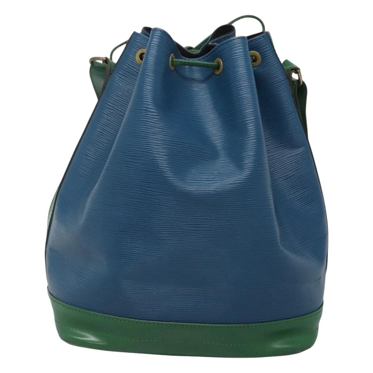 LOUIS VUITTON Epi Noe Shoulder Bag Bicolor Green Blue M44044 LV Auth BD1771