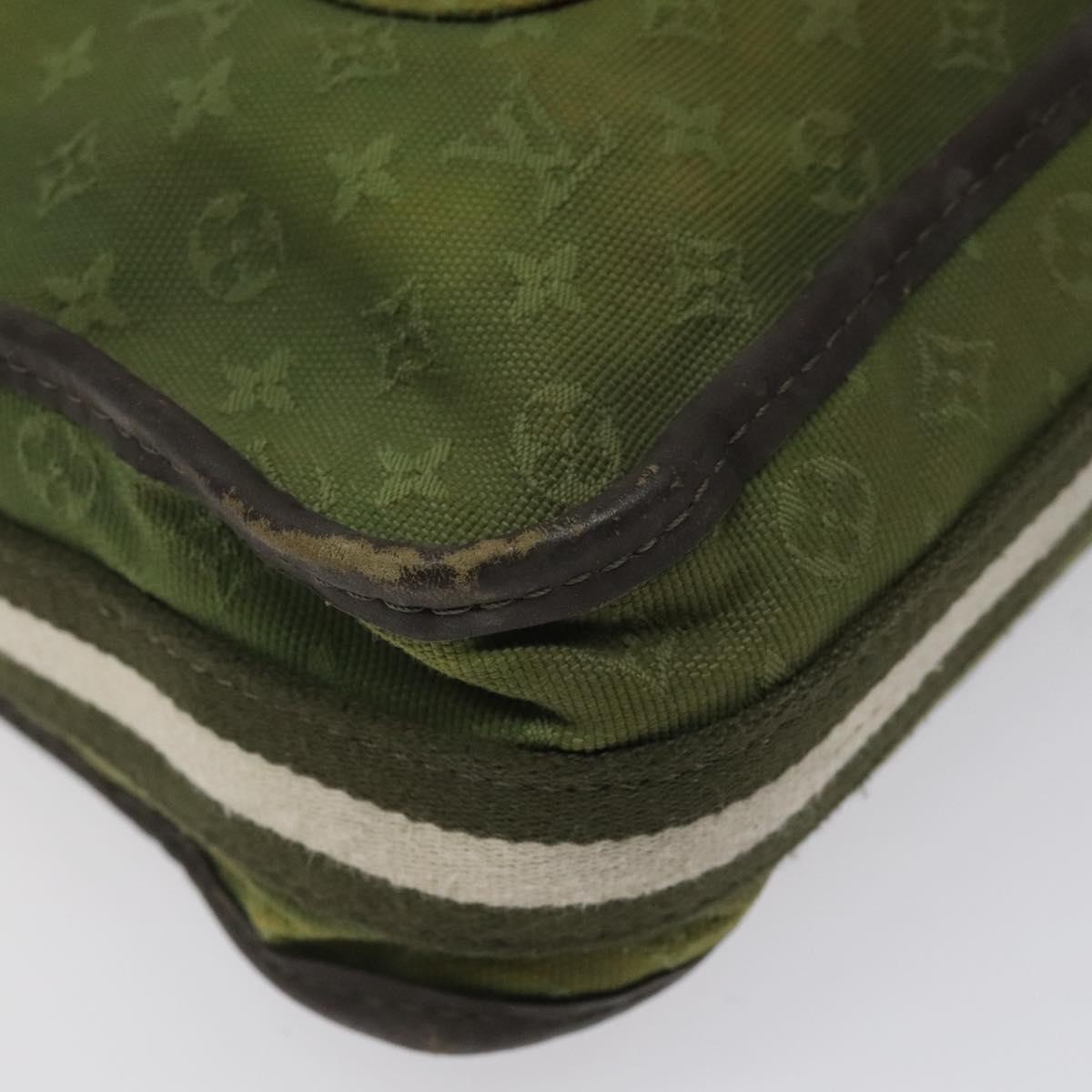 LOUIS VUITTON Monogram Mini Besace Mary Kate Bag TST Khaki M92322 LV Auth BD1787