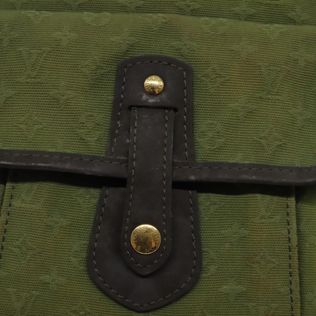 LOUIS VUITTON Monogram Mini Besace Mary Kate Bag TST Khaki M92322 LV Auth BD1787