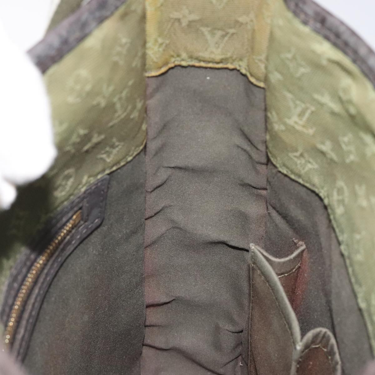 LOUIS VUITTON Monogram Mini Besace Mary Kate Bag TST Khaki M92322 LV Auth BD1787