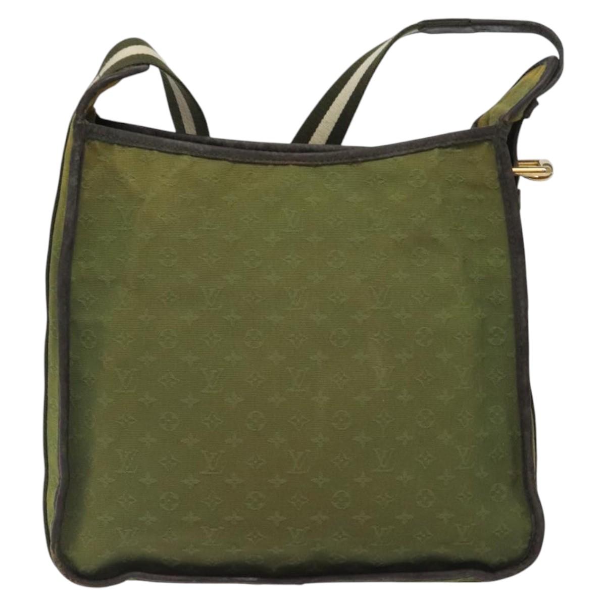 LOUIS VUITTON Monogram Mini Besace Mary Kate Bag TST Khaki M92322 LV Auth BD1787