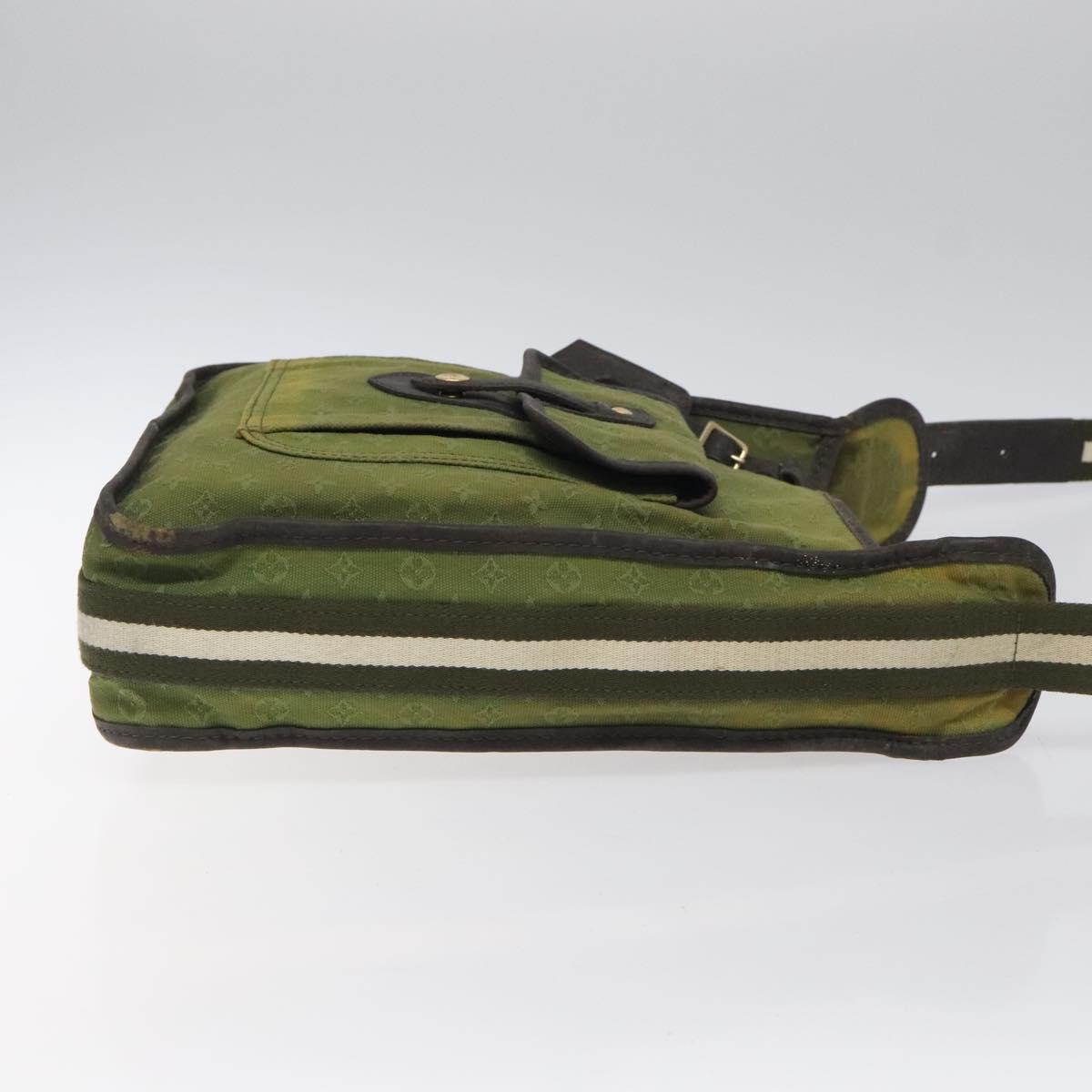 LOUIS VUITTON Monogram Mini Besace Mary Kate Bag TST Khaki M92322 LV Auth BD1787