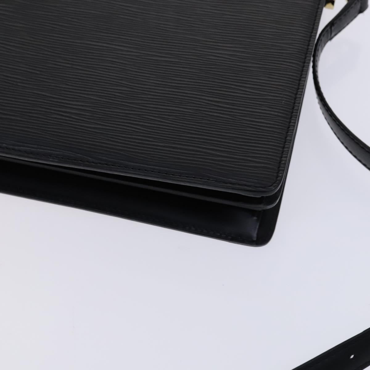 LOUIS VUITTON Epi Capuchin Shoulder Bag Black M52342 LV Auth BD1846