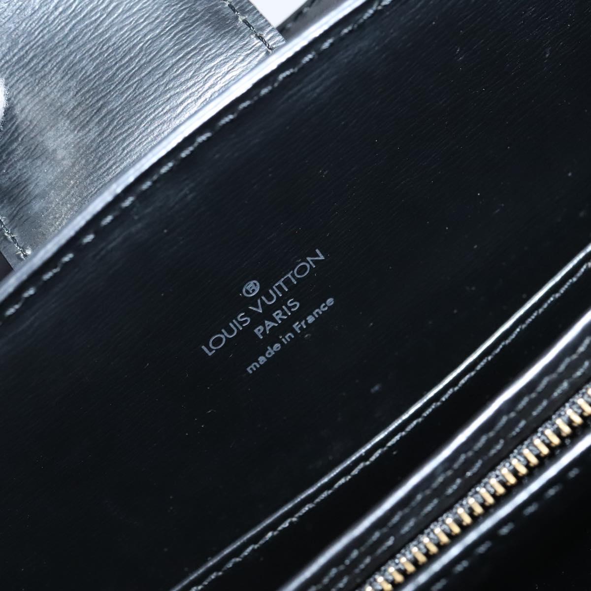 LOUIS VUITTON Epi Capuchin Shoulder Bag Black M52342 LV Auth BD1846