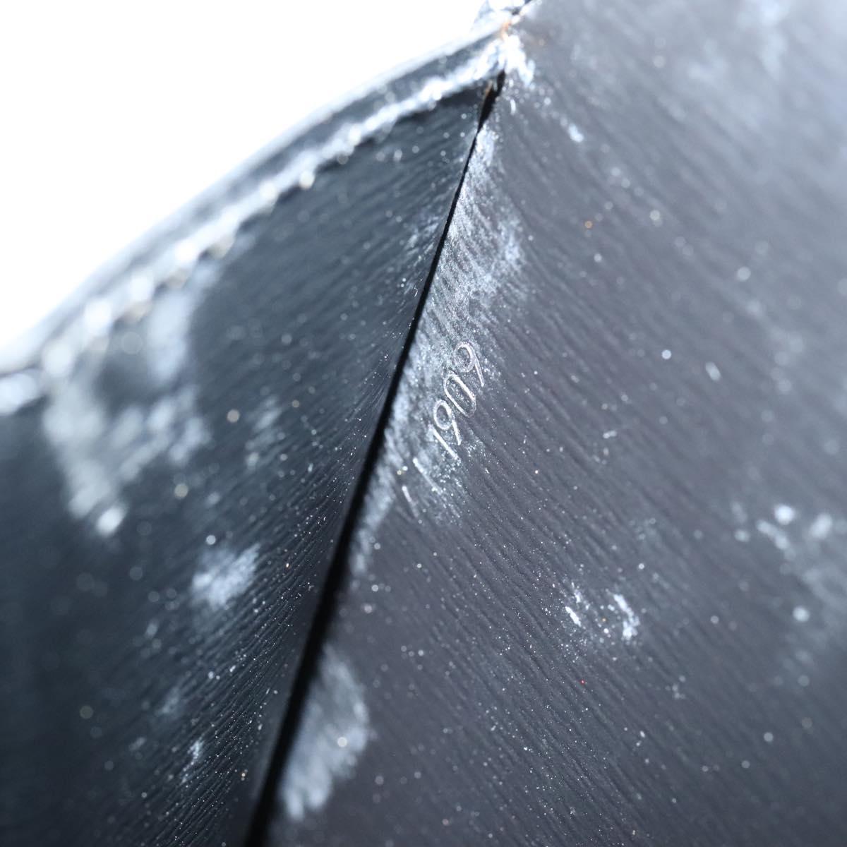 LOUIS VUITTON Epi Capuchin Shoulder Bag Black M52342 LV Auth BD1846