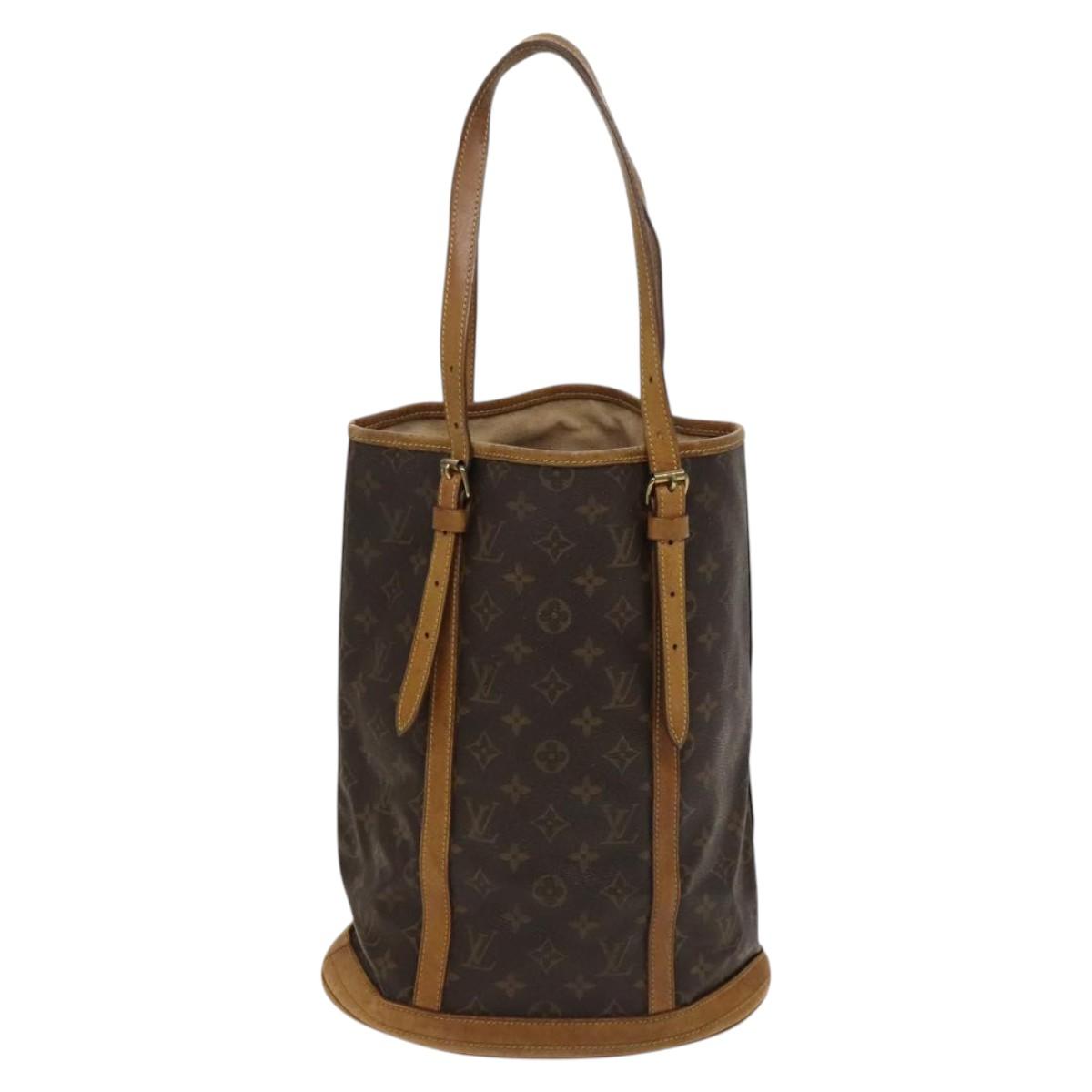 LOUIS VUITTON Monogram Bucket GM Shoulder Bag M42236 LV Auth BD185