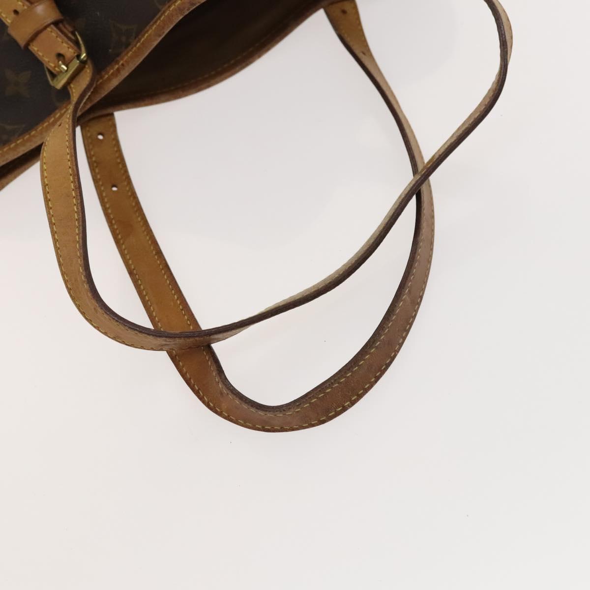 LOUIS VUITTON Monogram Bucket GM Shoulder Bag M42236 LV Auth BD185