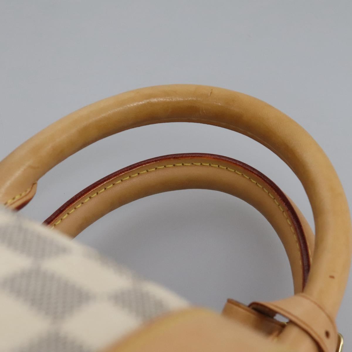 LOUIS VUITTON Damier Azur Keepall Bandouliere 55 Boston Bag N41429 Auth BD1851AV