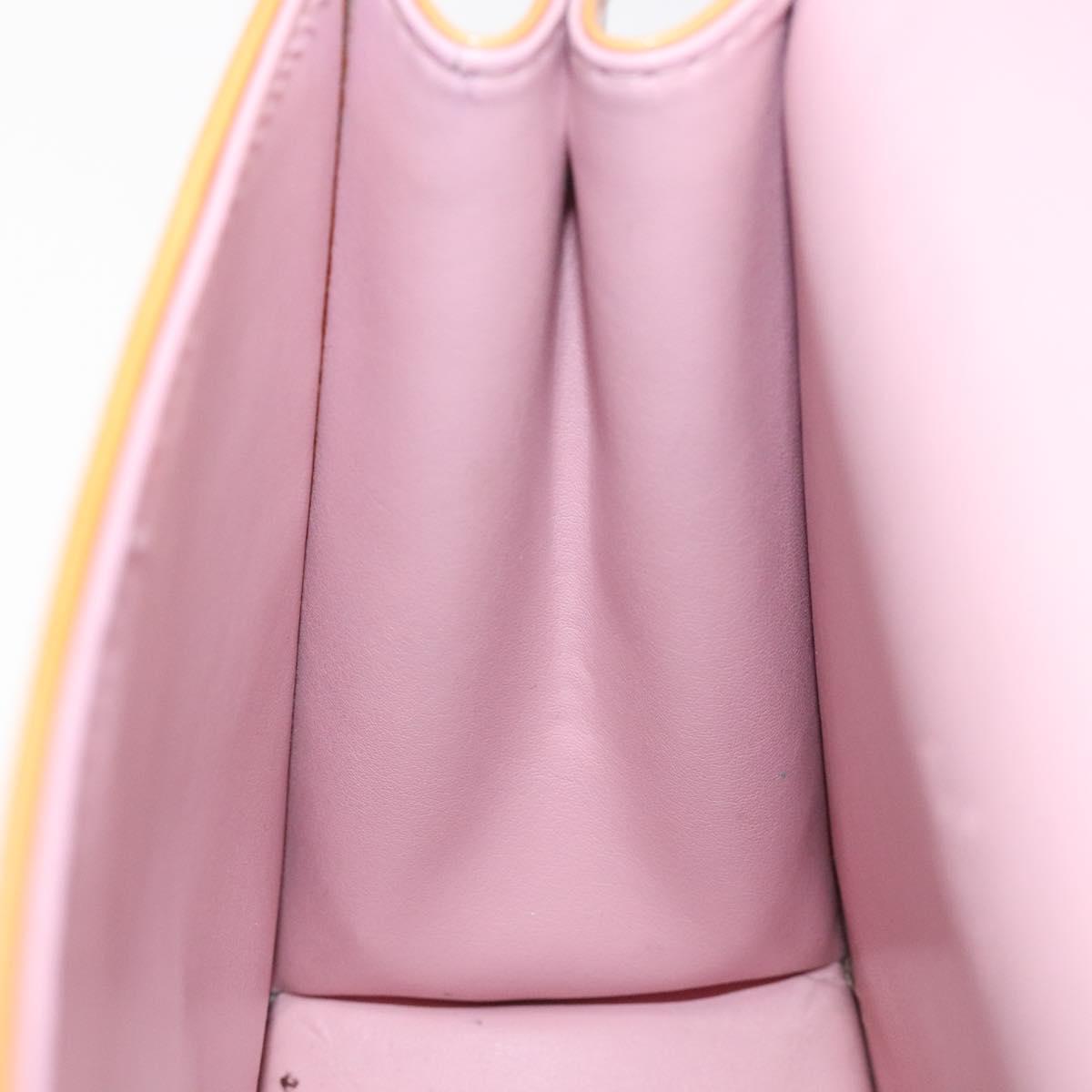 LOUIS VUITTON Vernis Spring Street Hand Bag Marshmallow Pink M91033 Auth BD1853