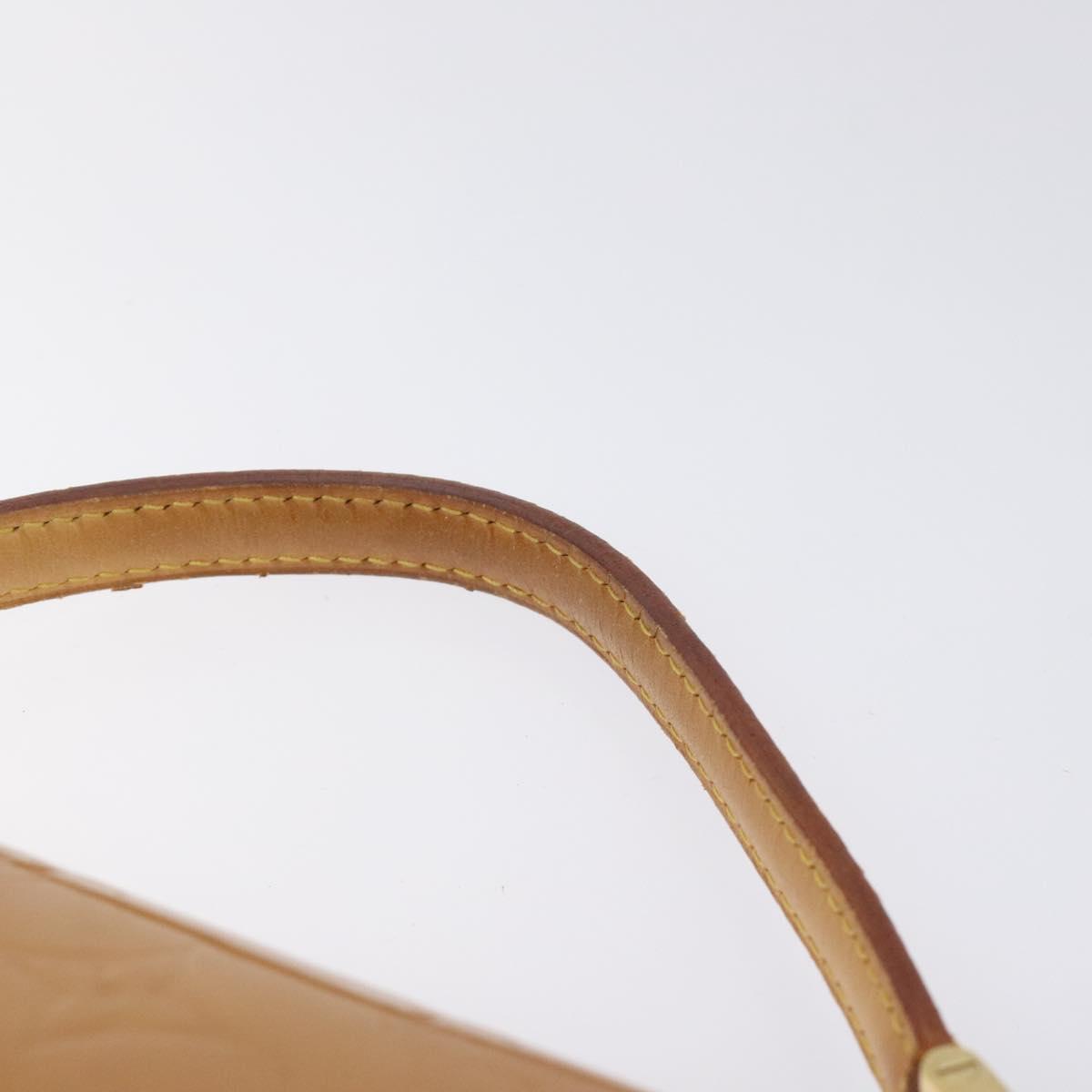 LOUIS VUITTON Vernis Spring Street Hand Bag Marshmallow Pink M91033 Auth BD1853