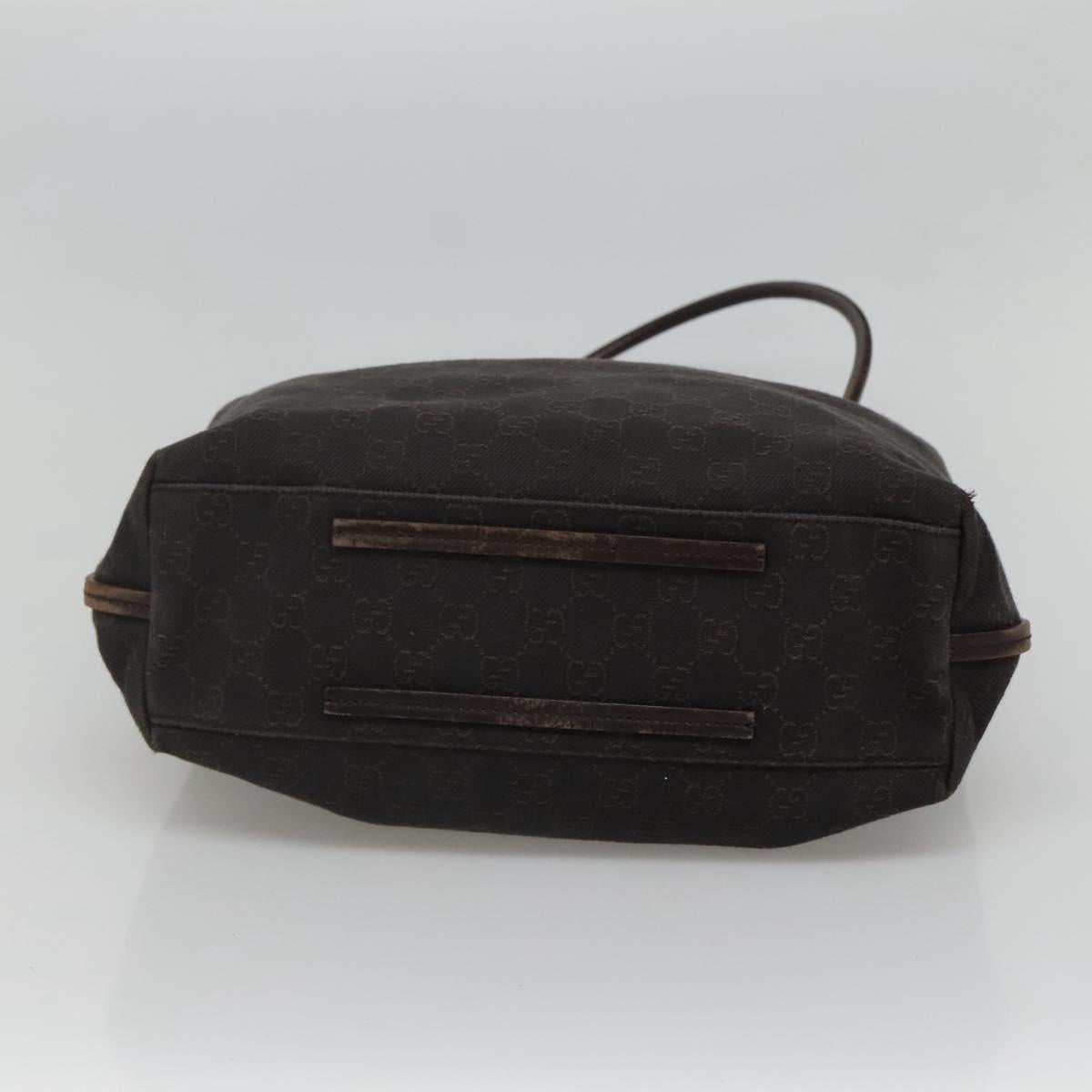 GUCCI GG Canvas Shoulder Bag Brown 101341 Auth BD1864