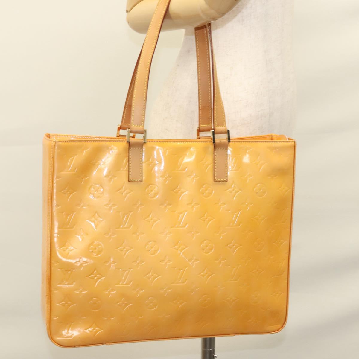 LOUIS VUITTON Monogram Vernis Columbus Bag Marshmallow Pink M91032 Auth BD1877