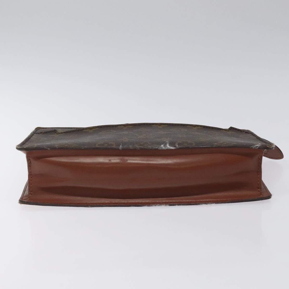 LOUIS VUITTON Monogram Pochette Homme Clutch Bag M51795 LV Auth BD1880