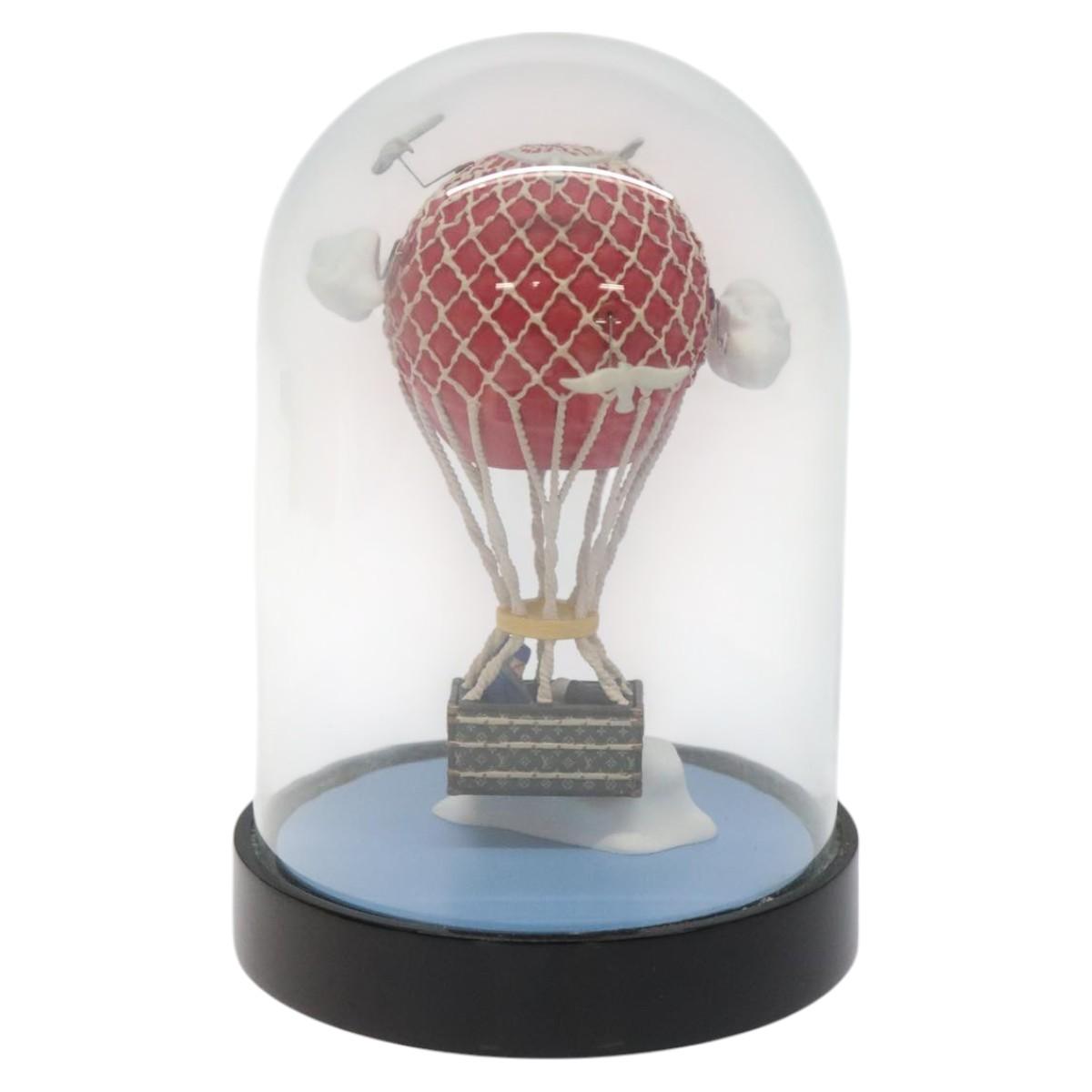 LOUIS VUITTON Snow Globe Balloon VIP Only Clear Red LV Auth BD1883