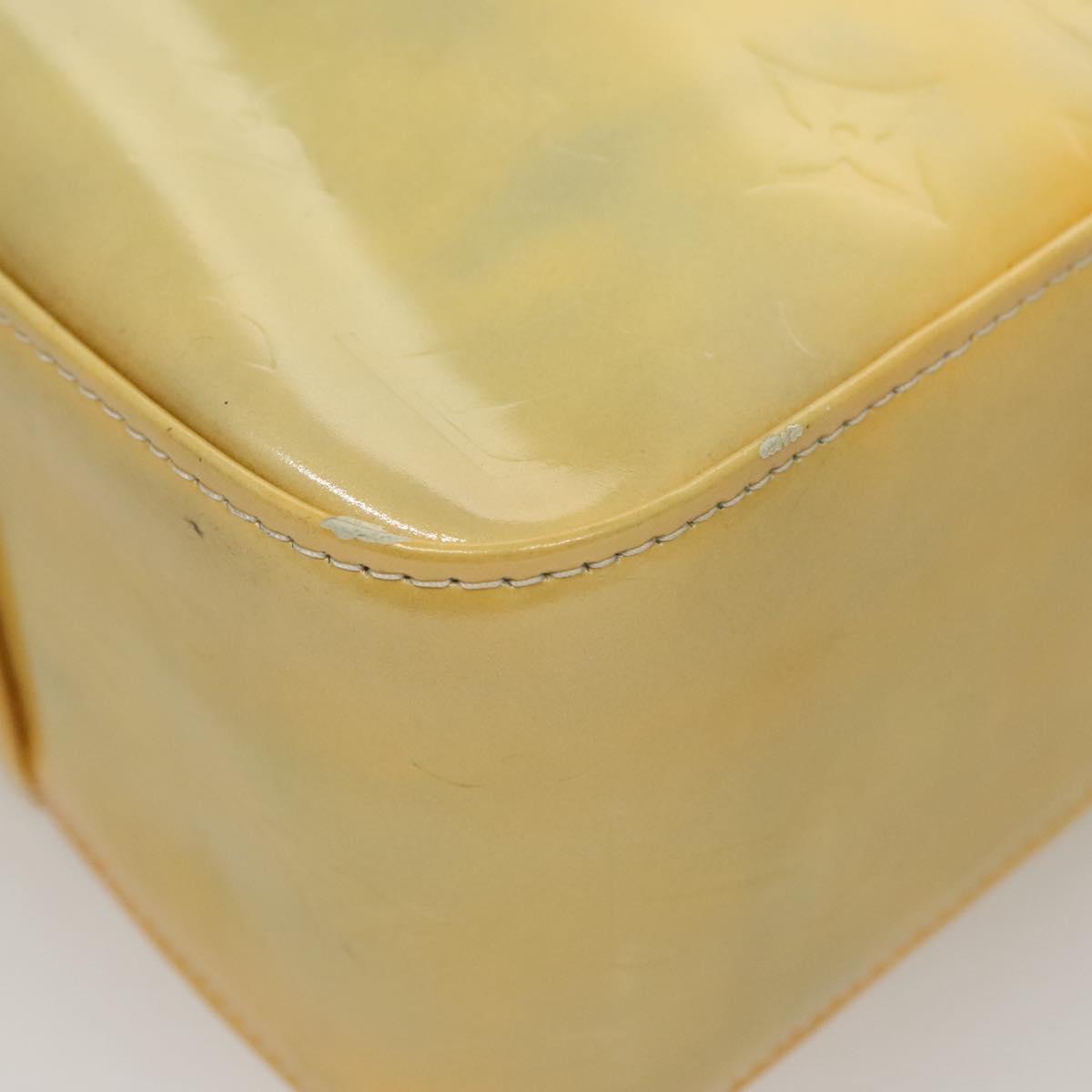 LOUIS VUITTON Monogram Vernis Columbus Tote Bag Gris M91028 LV Auth BD1891