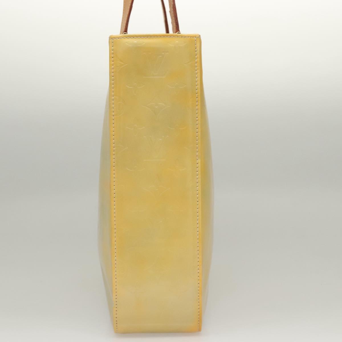 LOUIS VUITTON Monogram Vernis Columbus Tote Bag Gris M91028 LV Auth BD1891