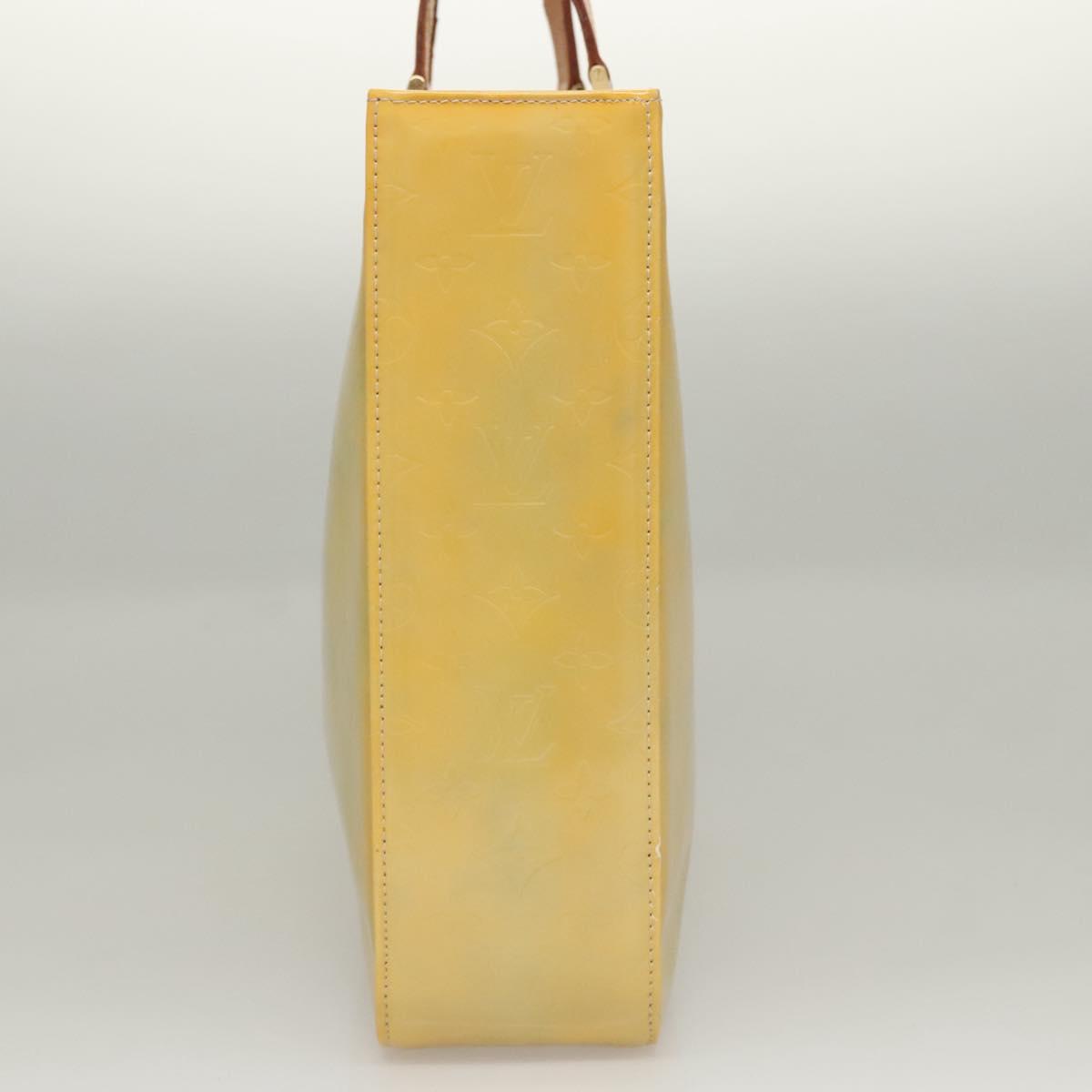 LOUIS VUITTON Monogram Vernis Columbus Tote Bag Gris M91028 LV Auth BD1891